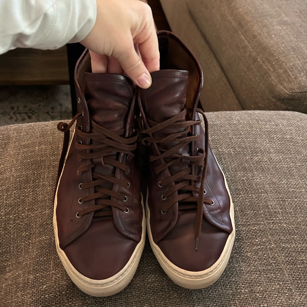 Gustin Leather Men’s Boots Shoes Casual Size 10